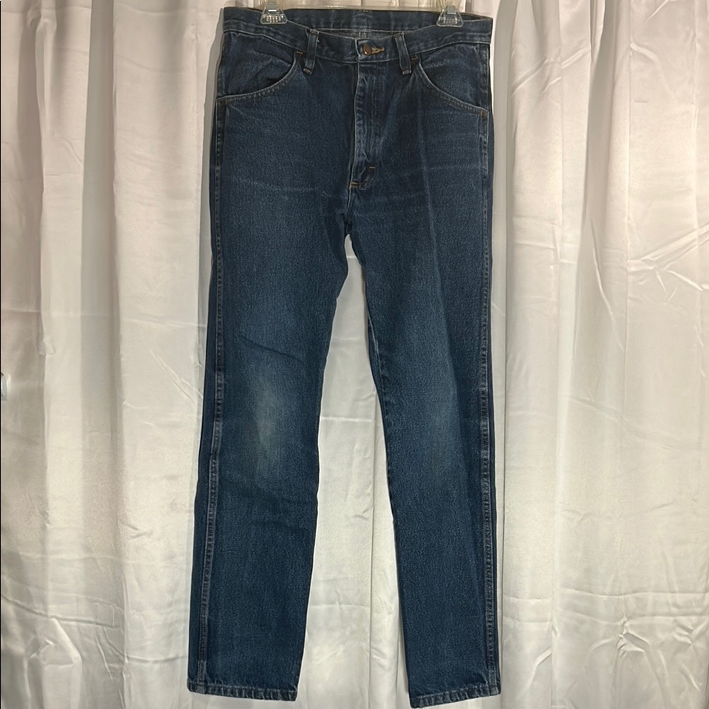 Rustler Men's Straight Blue Jeans